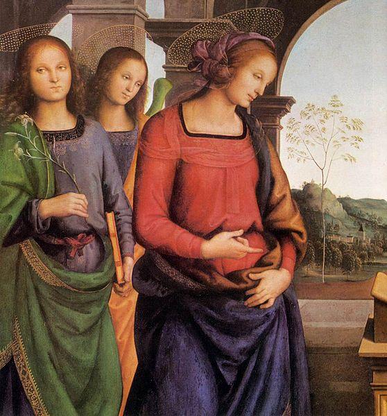 Pietro Perugino The Vision of St Bernard France oil painting art